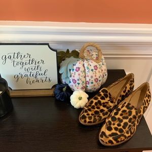 Madewell Frances Loafer - Leopard Size 6